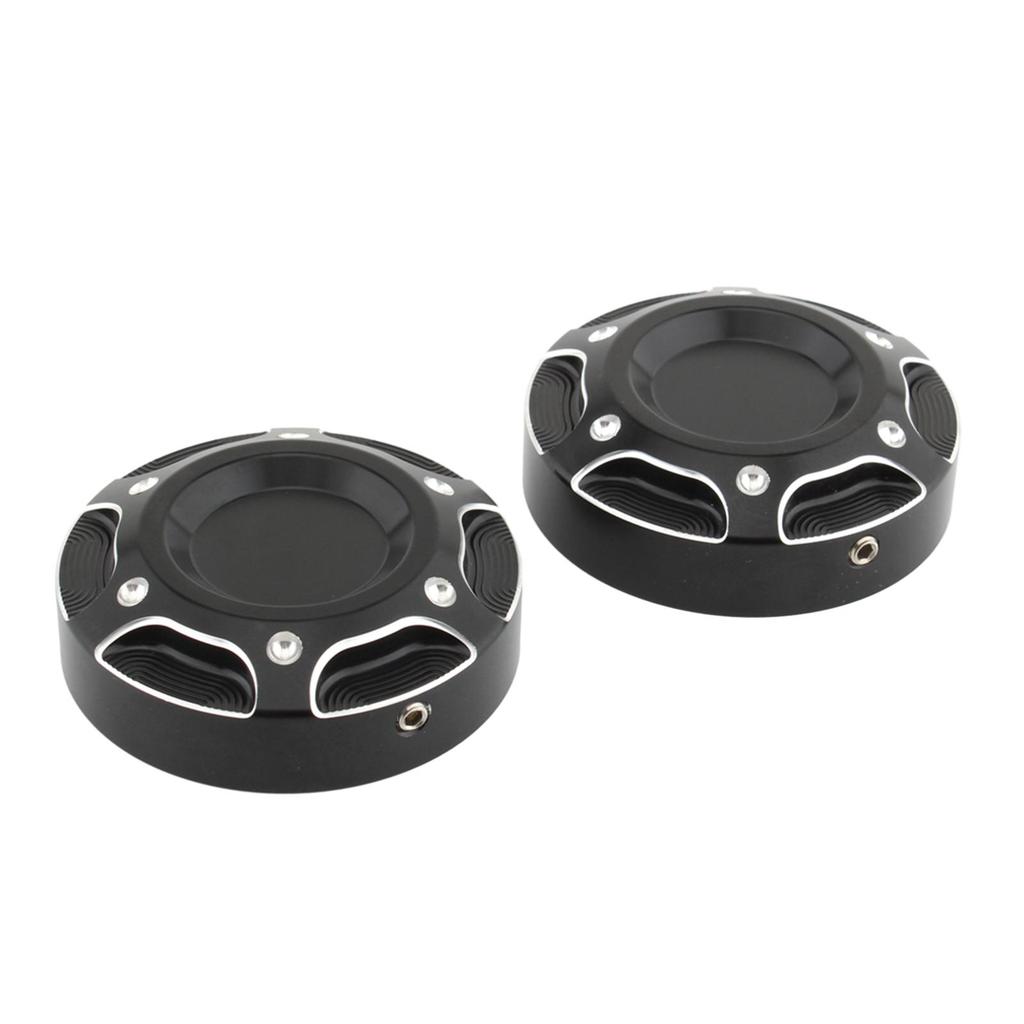 2 buc Capac acoperire orificiu cadru motocicletă înlocuiește 54 mm pentru Harley x350 negru