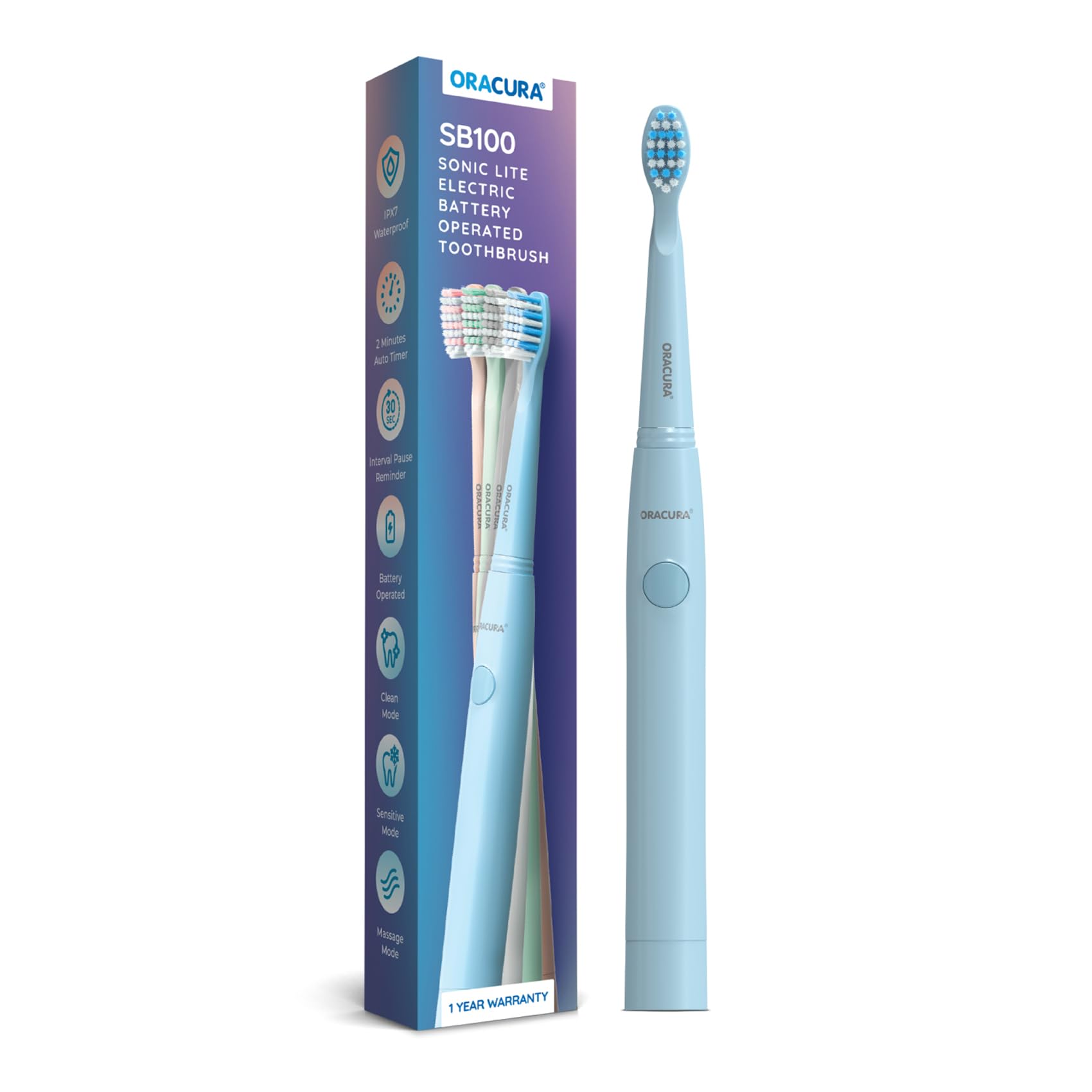 ORACURA® Sonic Lite Electric Battery Operated