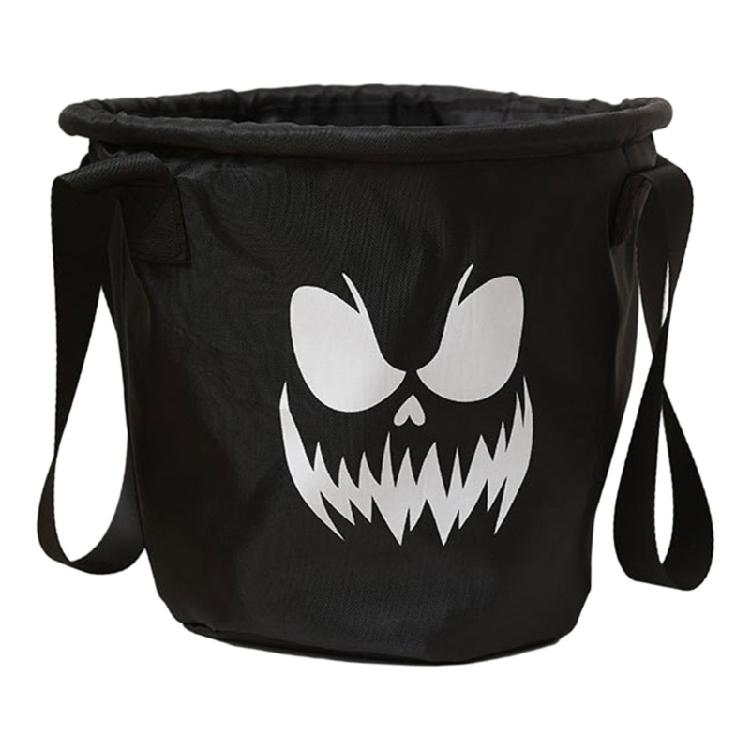 Halloween Candy Basket with LED Light Pumpkin Candy Bags for Thanksgiving Party