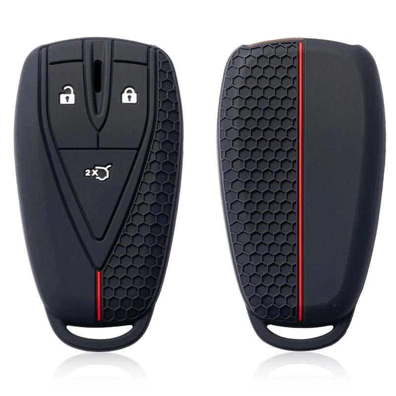 Key Fob Case Silicone Auto Smart Cover Key Ring Fit For Changan Cs35 Plus Cs55 Plus Cs75 Plus Eado Uni-T Uni K Oushang X5 X7 Ev