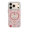 ins style color apple puppy suitable for 17 mobile phone case iphone16pro cartoon 15 soft 13 high value 14 contrasting colors
