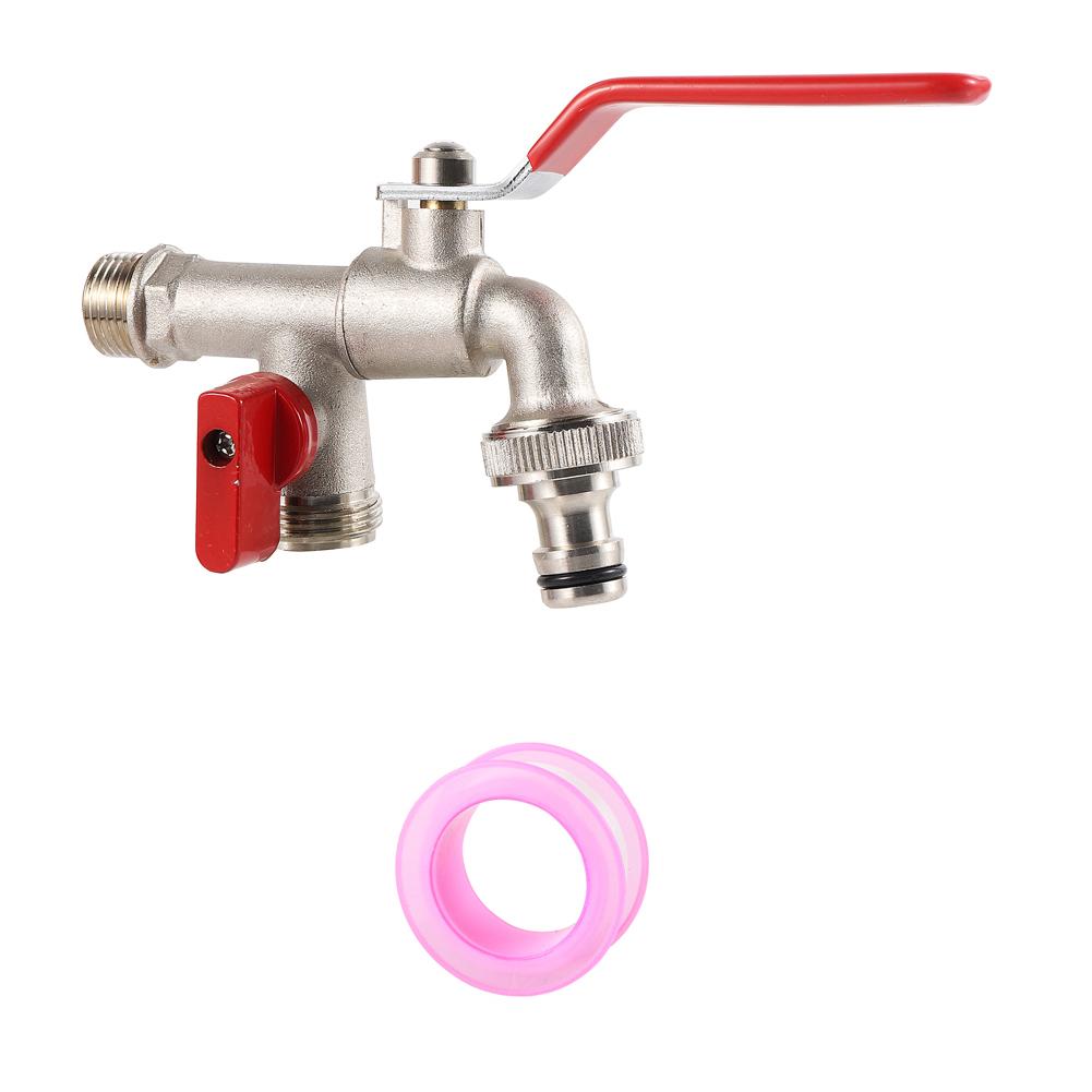 S60x6 Grobgewinde IBC Tank Tap Connecter X 1/2'' 3/4'' Wasser Kupplung Adapter 1000L Garten Home Ersatz Ventil Fitting
