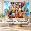 Custom Name Wall Hanging Tapestry,One Piece Decorative Backdrop Tapestry For Dorm Home