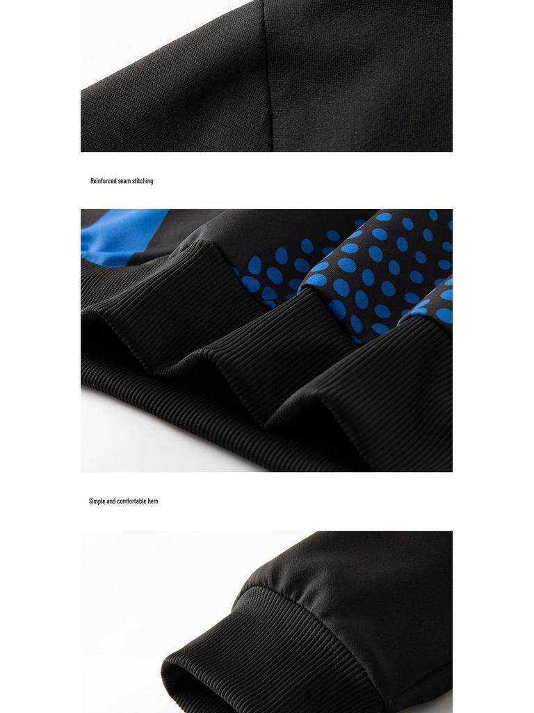 Men's Gradient Casual Round Neck Long Sleeve Hoodie for Spring and Autumn