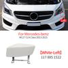 For Mercedes W117 Front Bumper Headlight Washer Spray Cover Cap Black White For Benz GLA Class CLA200 CLA220 CLA260 2013-2015