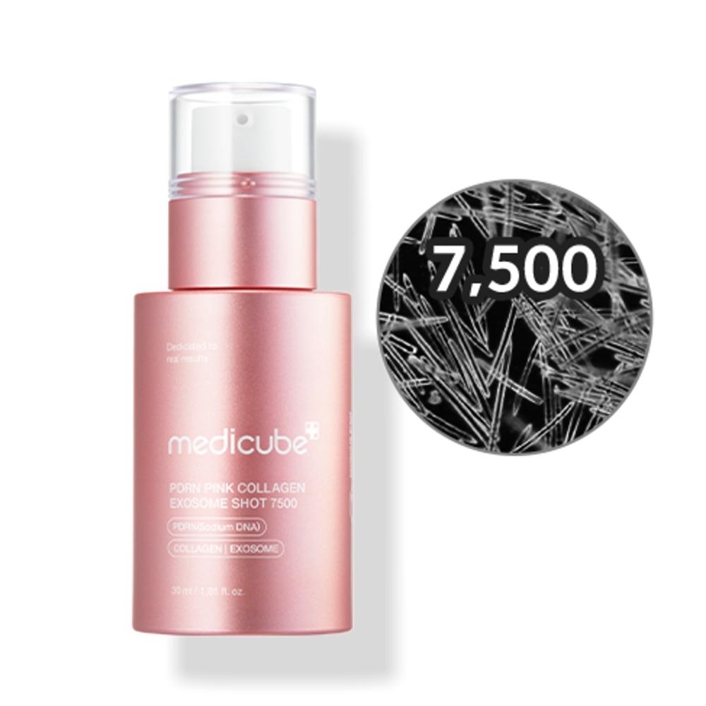 Medicube PDRN Pink Collagen Exosome Shot Ampoule 7500 30ml - Firming Glow Collagen Care, Korean 30ml