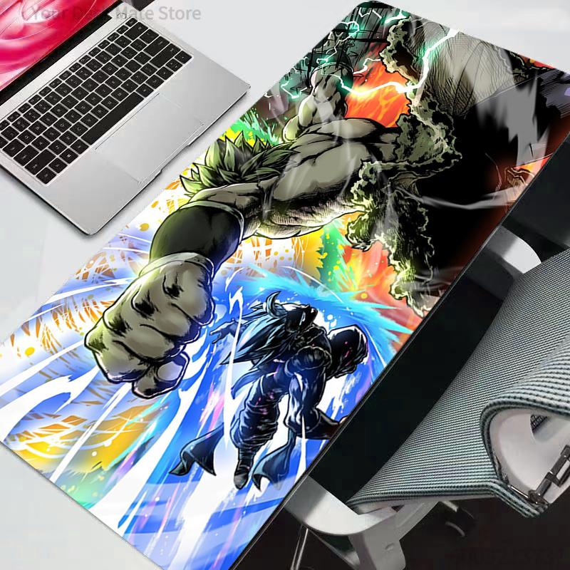 Gaming Big Mousepad Dragon Ball DBZ Mouse Pads Big Computer Gamer New Mouse pad Rubber with Locking Edge Mat XXL