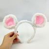 Plush Mouse Ears Headbands Cartoon Animal Ears Hair Hoop Cute Bear Ears Hairband Halloween Party Costume Photo Props