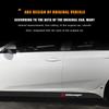 For VOLKSWAGEN VW 2pcs Car Door Side Skirt Sill Stripe Carbon Decals Auto Styling Accessories For Volkswagen VW Golf Passat B6 J