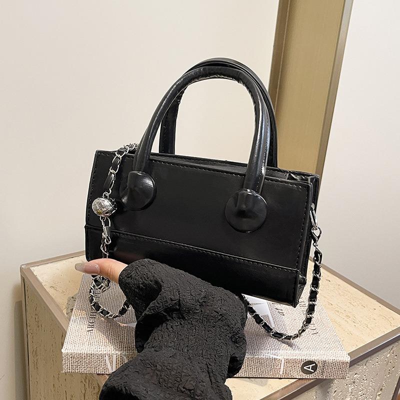 Shoulder Bag Women's High-end Chain Box Portable Small Square Bag New Fashionable Versatile Shoulder Oblique Span Bag