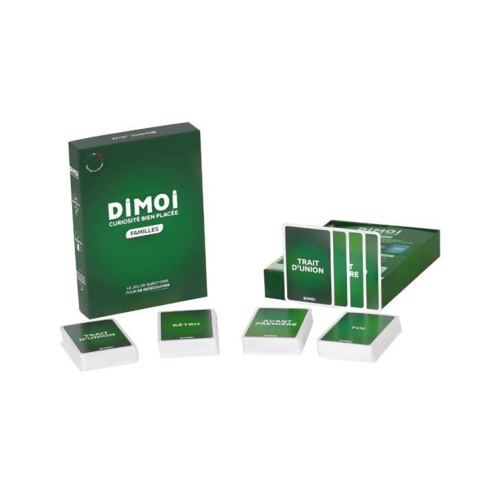 Dimoi : jeu de cartes en famille avec 240 questions pour des conversations passionnantes et positives - idée cadeau jeu de société