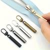 4Pcs Detachable Metal Zipper Pullers, Zipper Slider Pull Tabs, DIY Sewing Repair Kit for Bags & Down Jackets