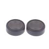Set van 2 Vacuüm Borstelkop Wielen Zwart Plastic Roller Vervangingen 4cm Vloerborstel Zwenkwiel Onderdelen met Binnenclip voor Thuis Stofzuiger Reparatie