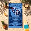 Tennessee Titans (1) Theme Beach Towel Sand Resistant Soft And Comfortable Suitable For The Pool Camping Yoga And Diving A Travel
