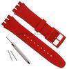 Soft Silicone Bracelet for Swatch 12mm 16mm 17mm 19mm 20mm Colorful Transparent Watchband Watch Strap Replacement with Tool