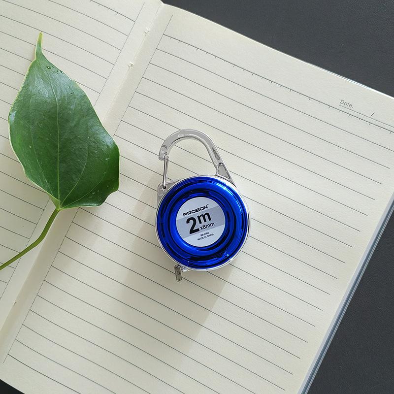 Mini Keychain Tape Measure 2M Small Steel Ruler Multipurpose Gift Ruler Compact Measuring Tool For Home & Office