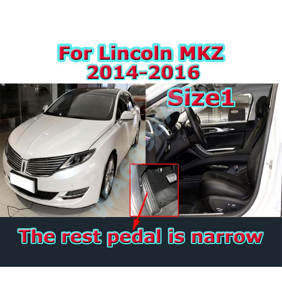 Car Floor Mats For Lincoln Z 2014 2015 2016 2017 2018 2019 2020 Custom Auto Anti Dirty Leather Carpet Protective Pad