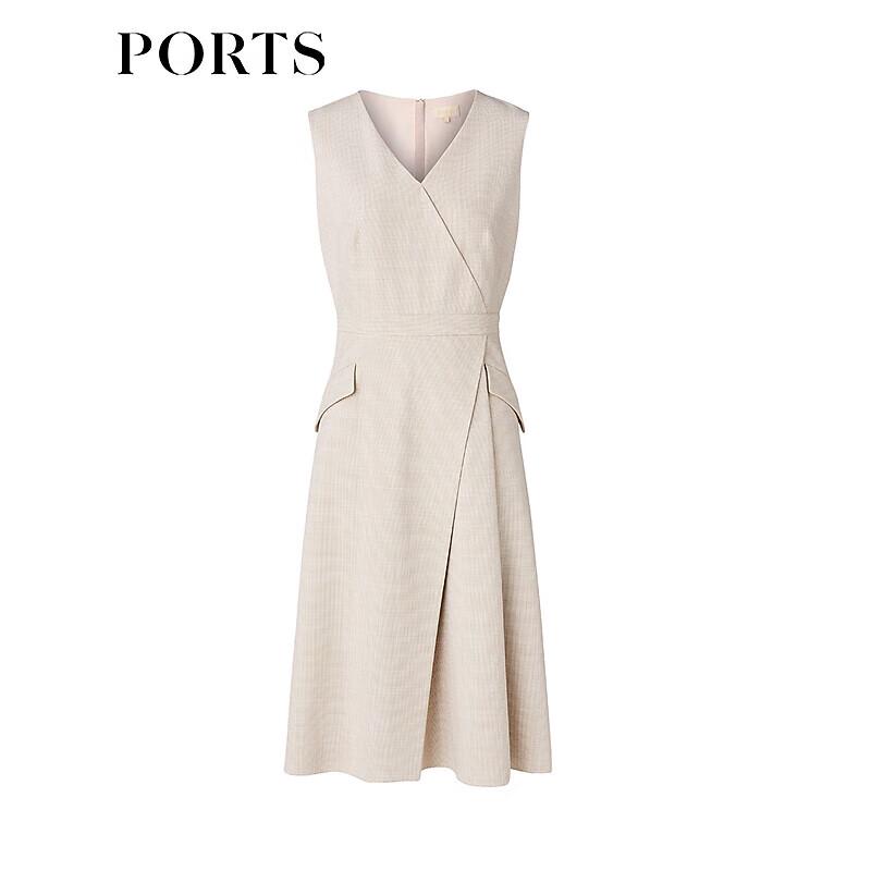 Ports Women's Sleeveless Knitted Plaid Dress