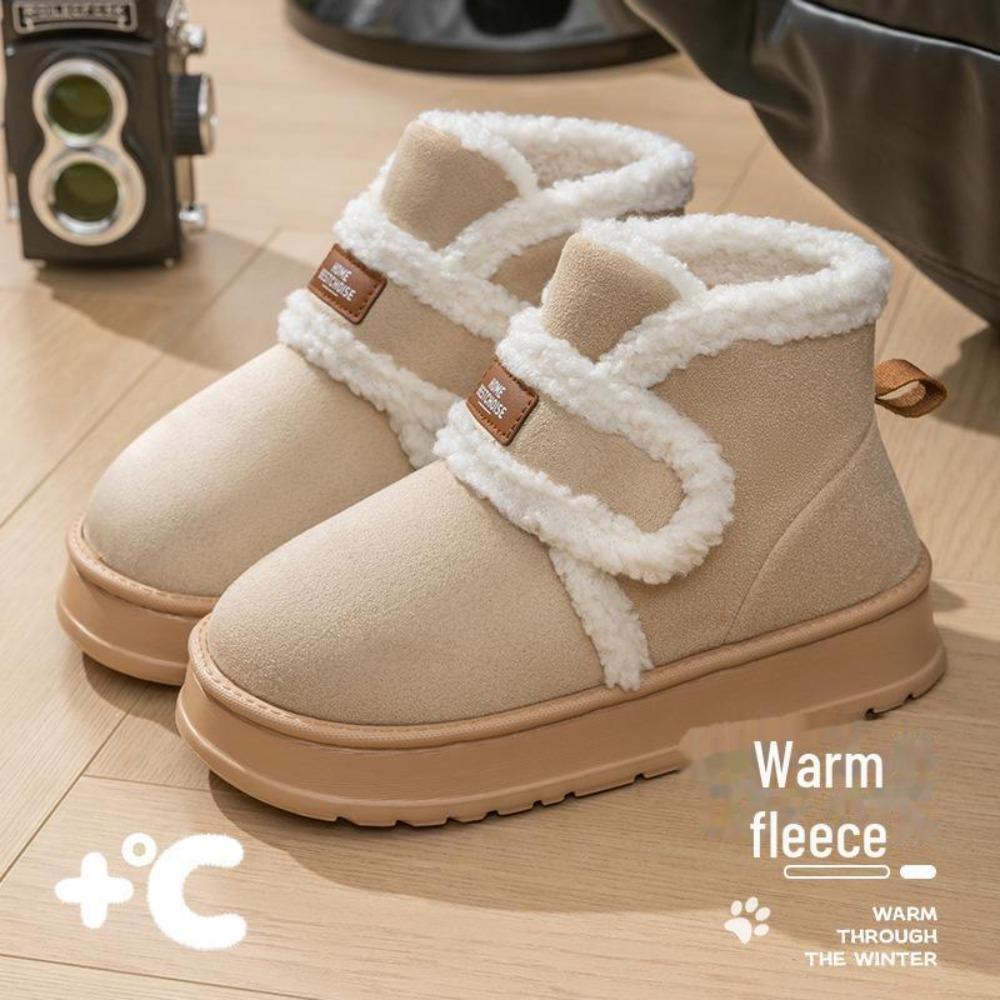 2025 New Women's Winter Snow Boots with Thickened Velvet Lining for Non-Slip, Warmth, and Comfort