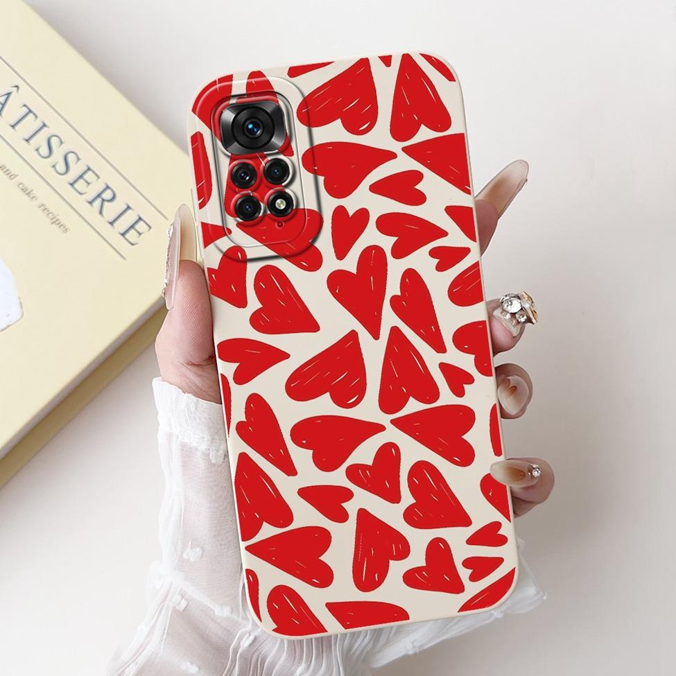 6.67'' Global For Redmi Note 11 Pro Case Silicone Fashion Luxury Cute Cat Painted Shockproof Phone Case For Redmi Note 11 Pro 5G