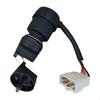 Ignition Start Key Switch,5 Wires for 186 Generator,Easy To Install,Spare Part,Sturdy,Replaces,
