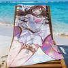 Musician Kizuna A-Ai Towel Sports Quick Dry Travel Camping Gear Sandproof Soft Light Large Beach Towel