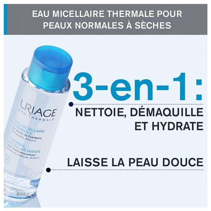 Uriage Eau Micellaire Peaux Normales À Sèches 250 Ml