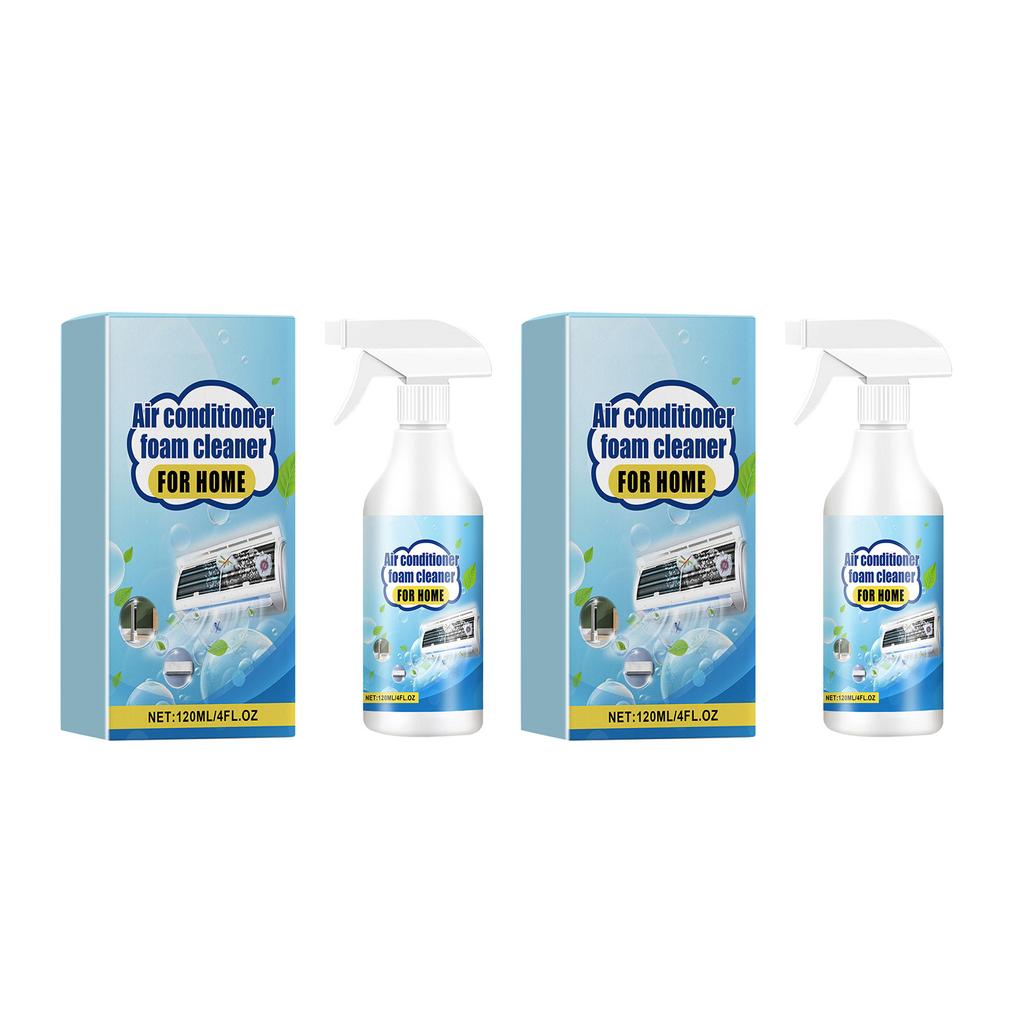 Efficient Home Air Conditioner Foam Cleanser Cleaning Spray Remove Internal Dirt Improve Airflow 120ml (Safe for Use)