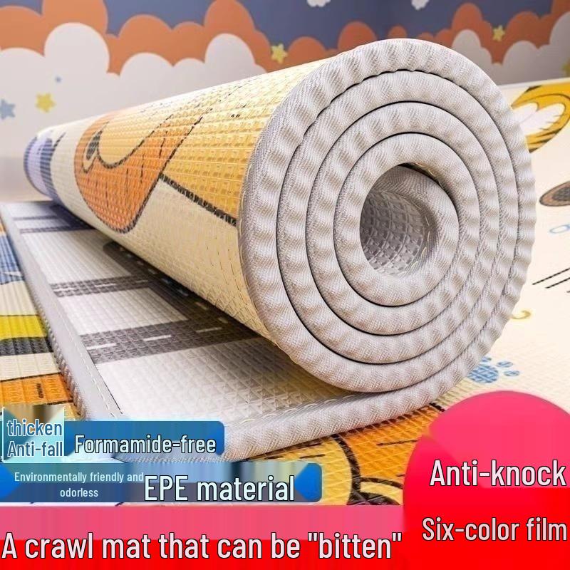 Waterproof Winter Insulating Sleeping Mat: Thickened, Indoor/Outdoor, Moisture-Proof for Floor and Camping Usage.