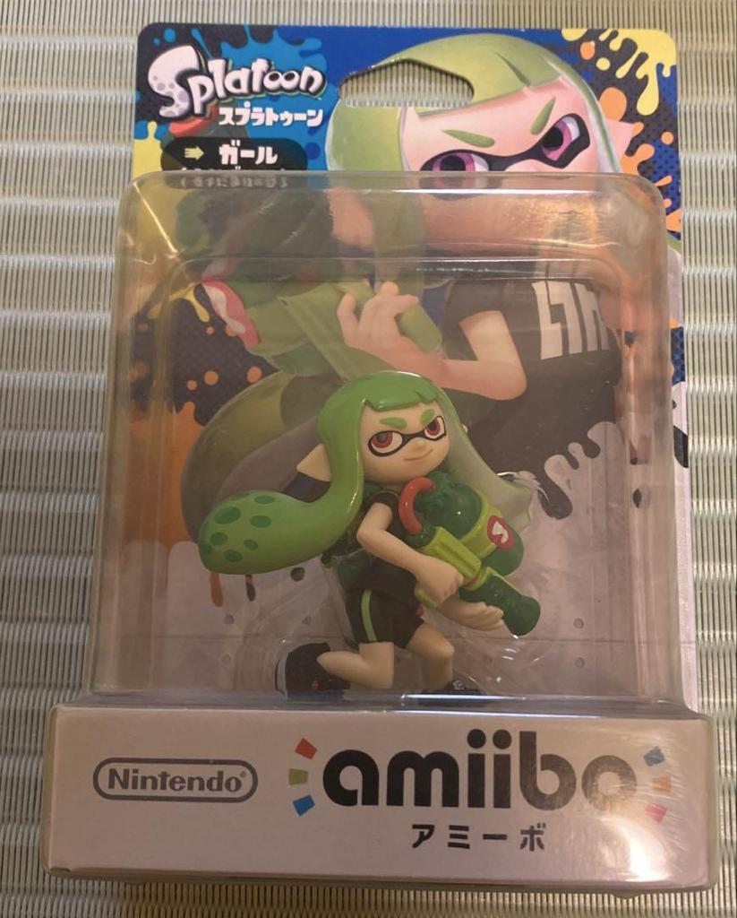 [USED] amiibo Girl Lime Green_Splatoon Series