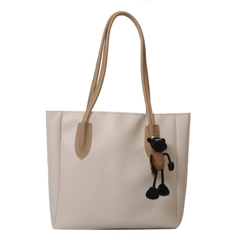 Fashionable Large Capacity Pu Tote Bag For Women 2023 Trendy Street Style Shoulder Bag