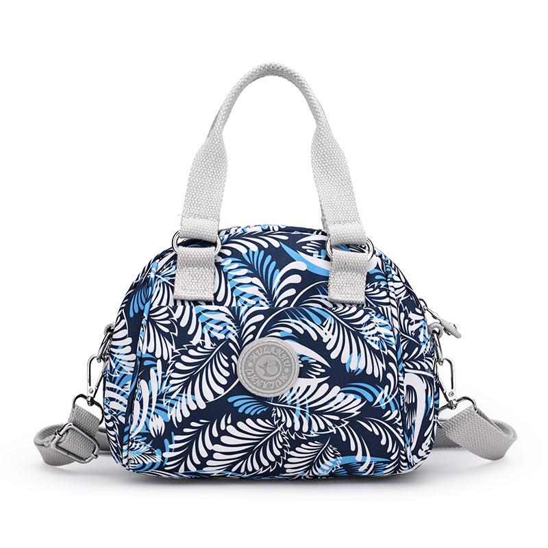 Autumn Print Nylon Women's Lightweight Korean Style Crossbody Handbag