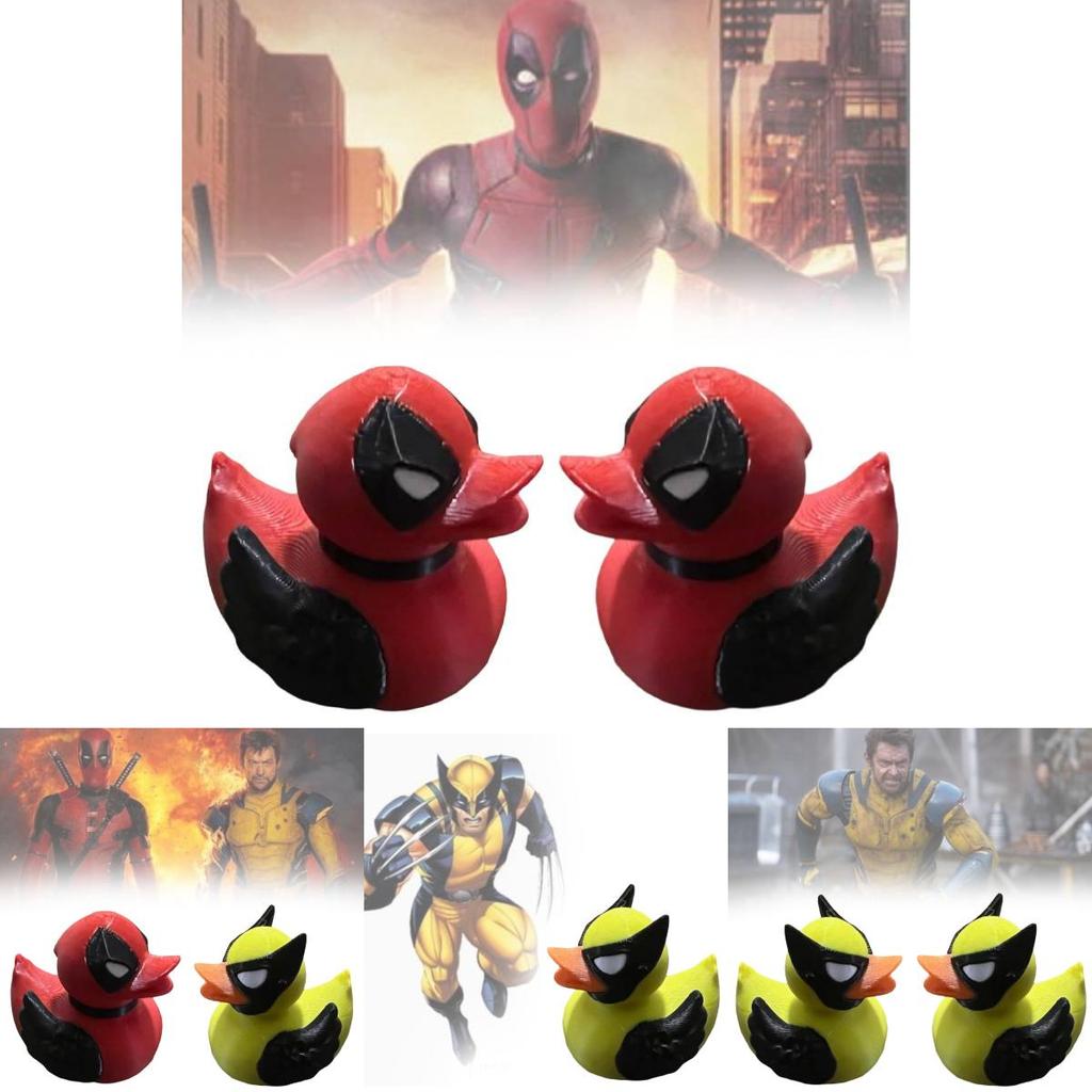 Creative 3d Printed Duck Dashboard Decor Gift For Modern Art Desktop Decoration