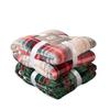 Supermjuk retro flanell fleece Sherpa Bohemian soffa Sängfilt för soffa Bärbar Bil Reseöverdrag Filt