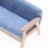 Dollhouses Loveseat Single Sofa Couch Handcrafted Miniature Decors For DIY Toy House Accessories