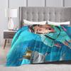 Danny Go Cartoon Flannel Blankets  Warm Soft Throw Blanket for Home Decor Travel Office Street Trend Bedspread Sofa Bed Cover