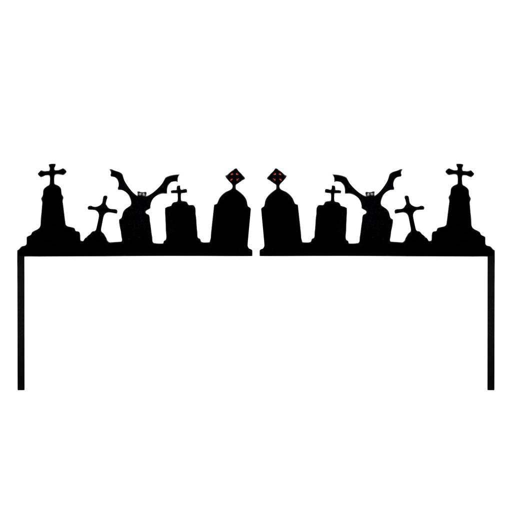 Halloween Dörrkarmdekoration, fladdermöss, pumpor, spindelnät, dörr- och fönsterhörnskylt, Halloween Heminredning, hörnstickers