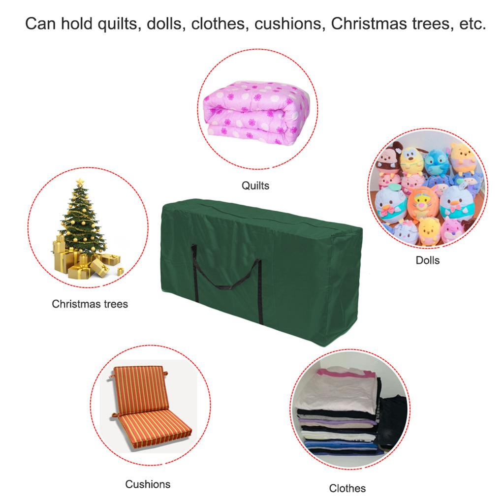 Green Large Waterproof Outdoor Cushion Storage Bag Carrying Bag with Handles