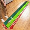 Indoor Golf Putter Practice Mat - Easy-Care Crystal Velvet Surface