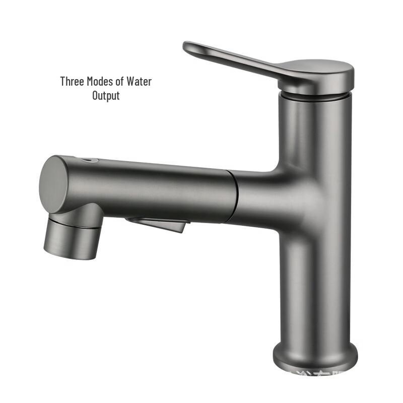 TLXT Stainless Steel Single Cold Water Bathroom Sink Faucet