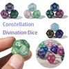 Fashion Creative Gift 12-sided Astrology Constellation Divination Dice Board Game 3x Pearl