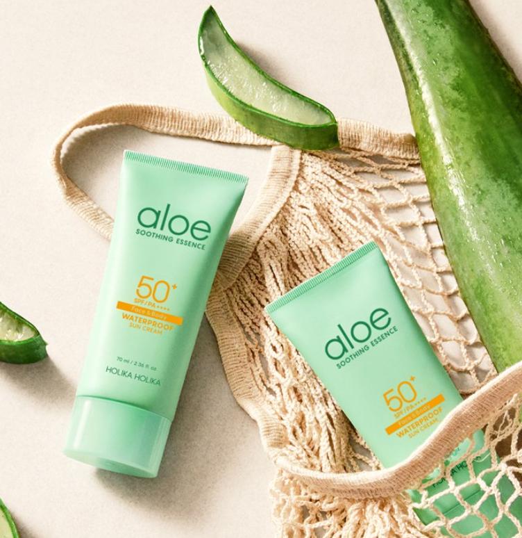 Holika Holika Aloe Waterproof Sun Cream SPF50+ PA++++ – 70ml