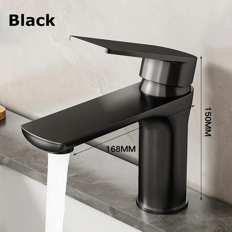 

Пистолетный серый смеситель из нержавеющей стали для раковины, мойки, горячей и холодной воды, для дома, ванной комнаты, кухни, туалета, умывальника, тумбы, раковины