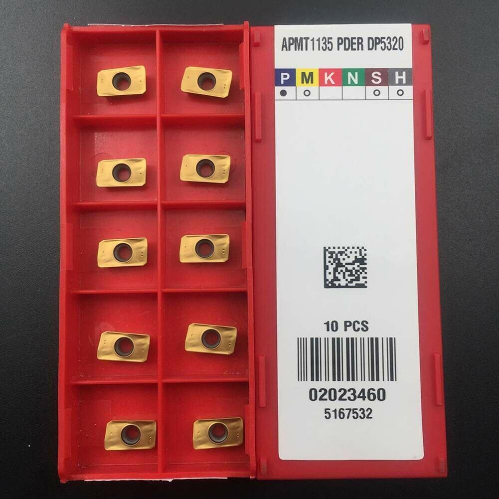 

Carbide Inserts for Steel Milling APMT1135PDER DP5320 Inserts (10pc) for Improved Results with BAP 300R Cutters China Mainland