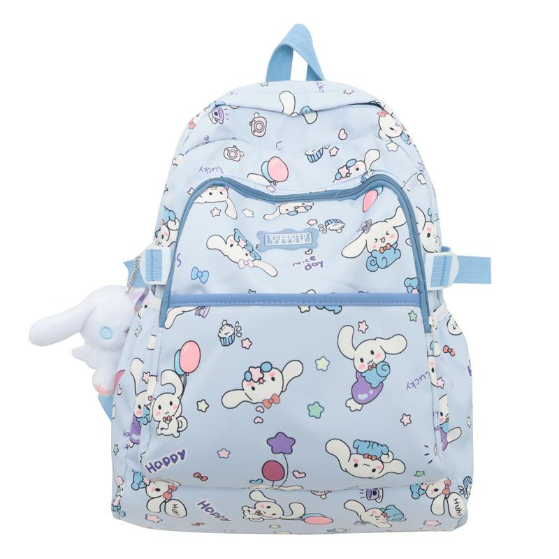 Cute Cartoon Shoulder Bag For Girls Large Capacity Waterproof Nylon Material