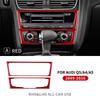 Carbon Fiber Console CD Panel Interior Trim Sticker