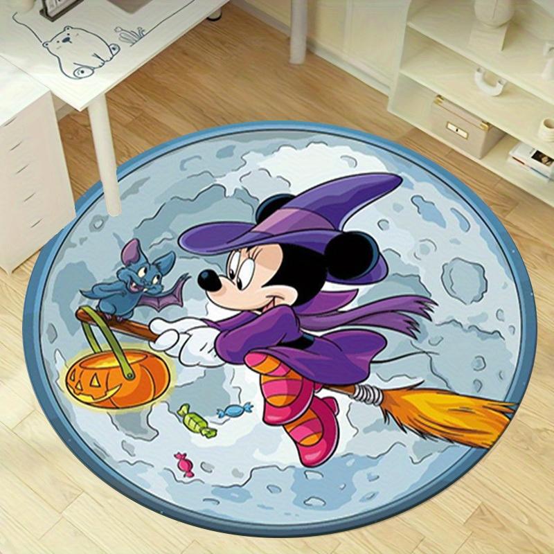 

1pc Halloween Witch Mickey Mouse Home Office Outdoor Round Carpet Gift Decoration (120)RD05187 80cm by 80cm