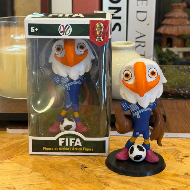 2026 FIFA World Cup Official Mascot & Trophy Figurine Commemorative Collectible USA-Canada-Mexico Edition
