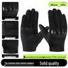 Men's Full-Finger Outdoor Tactical Gloves - Cut-Resistant, Wear-Resistant for Motorcycle Riding & Combat