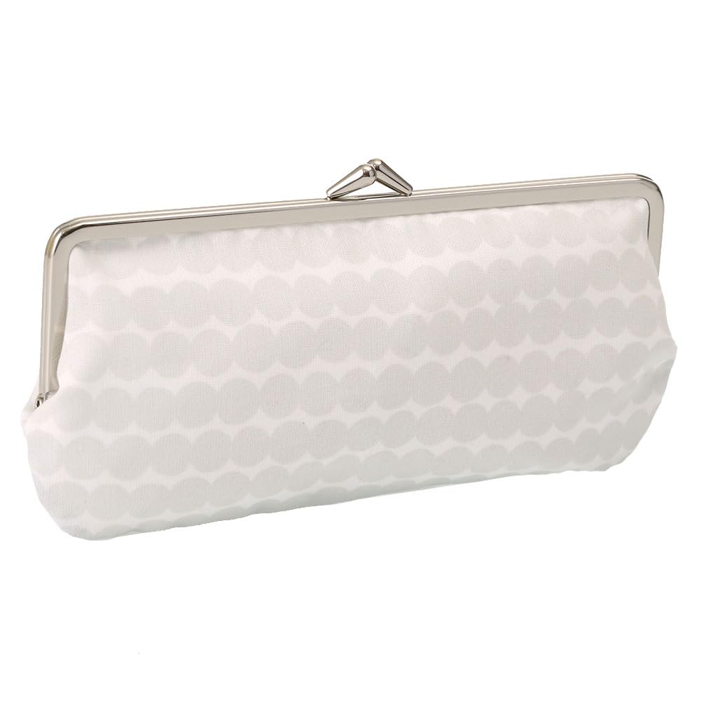 

Коврик для ковра Кошелек для очков 10x19см 047830 195 Точечный узор Косметичка Косметичка Держатель для мелочей Чехол для монет [Marimekko] [Б/у] белый